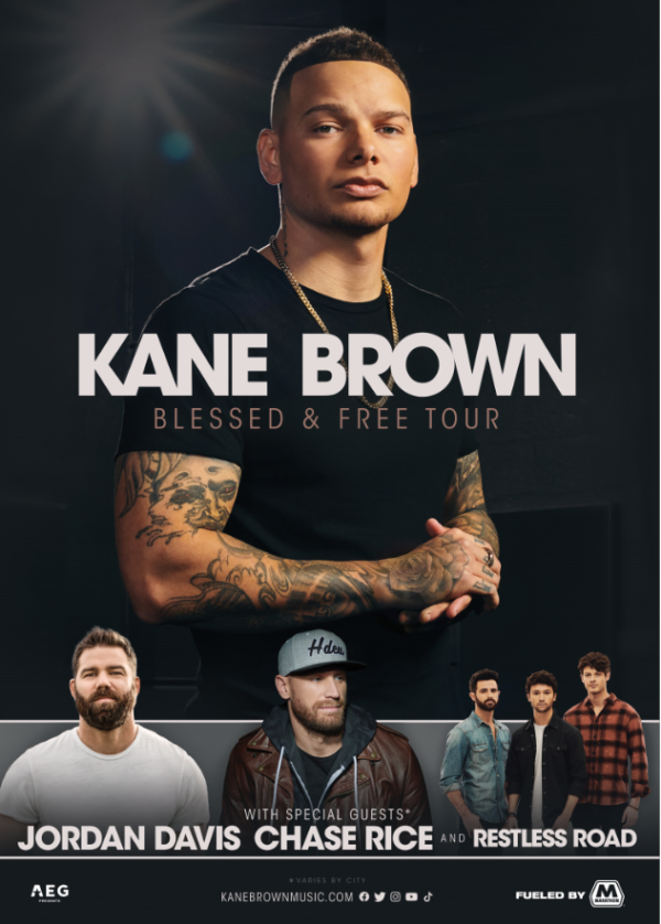 Kane Brown Announces “Blessed & Free Tour” Dates Hometown Country Music