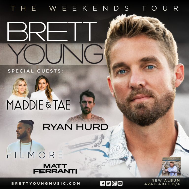 Brett Young Announces The Weekends Tour Hometown Country Music