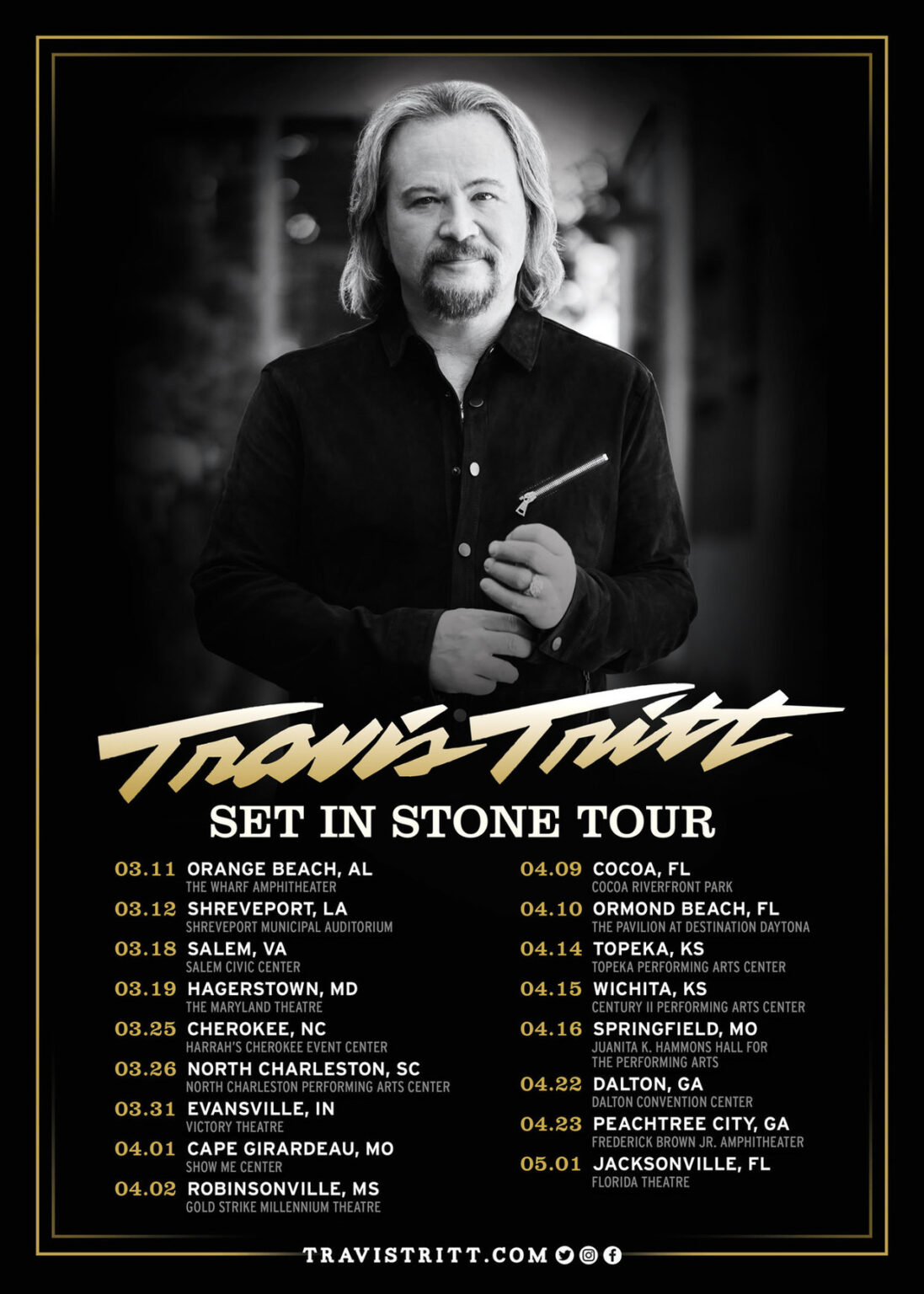 Travis Tritt Announces 2022 Set In Stone Tour Dates Hometown Country