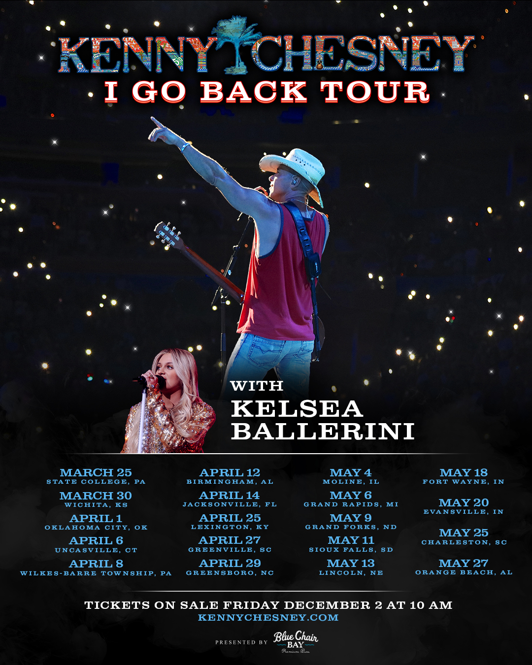 Kenny Chesney Announces “I Go Back” Tour Hometown Country Music