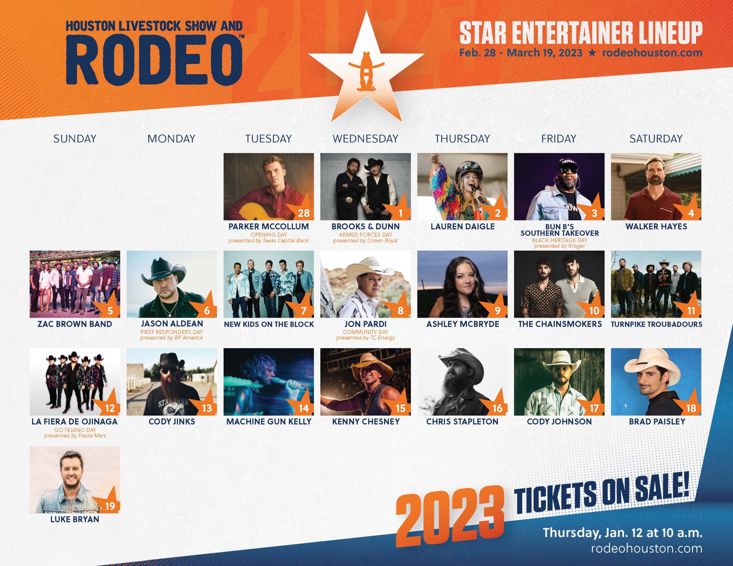 2023 Houston Livestock Show and Rodeo Lineup Announced Hometown