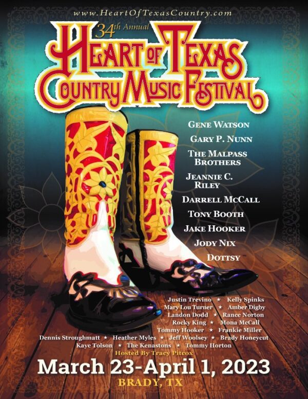 Heart of Texas Country Music Festival Brady, TX Hometown Country Music