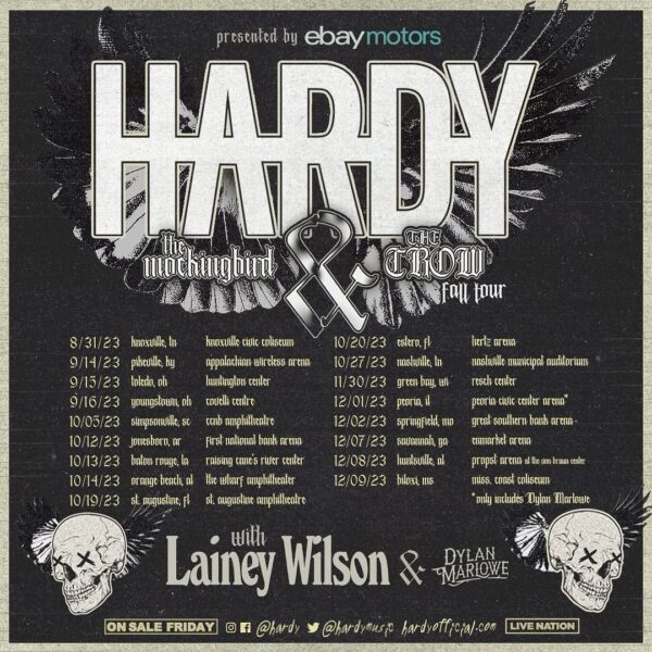 hardy tour lineup