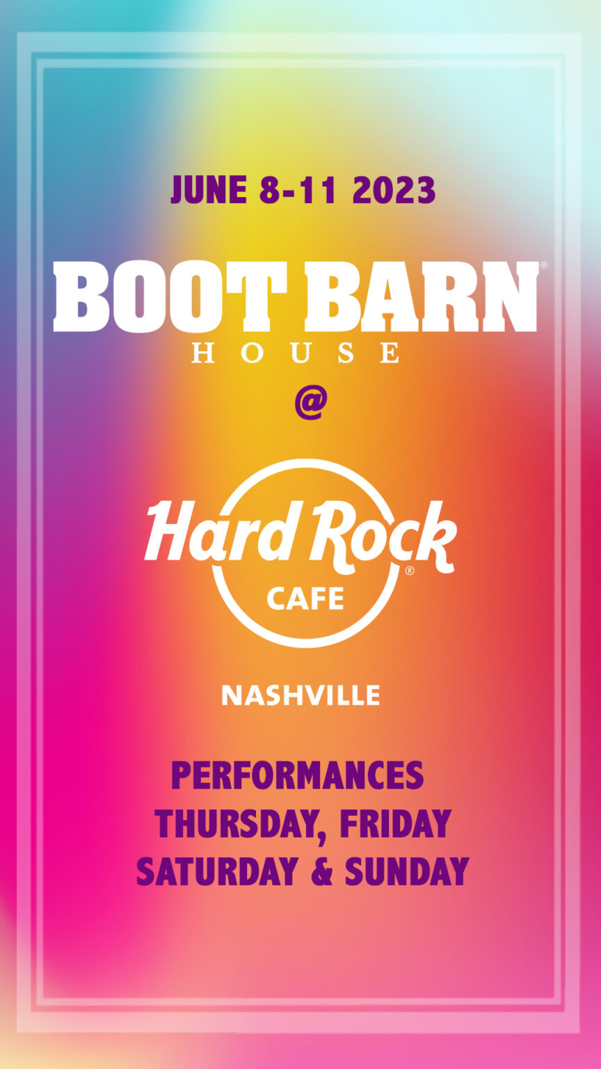 Boot Barn House Stage at the Hard Rock Cafe Announced for CMA Fest