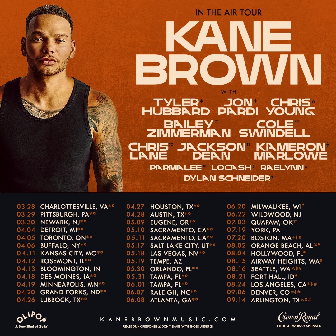 Kane Brown Announces 2024 Tour Dates Hometown Country Music