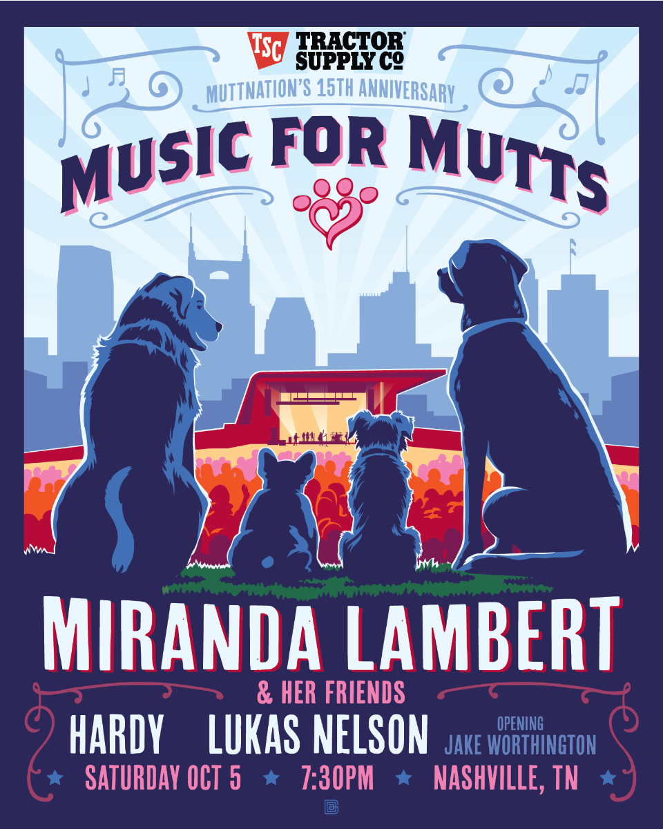 Miranda Lambert & Friends:  Music for Mutts - Nashville, TN