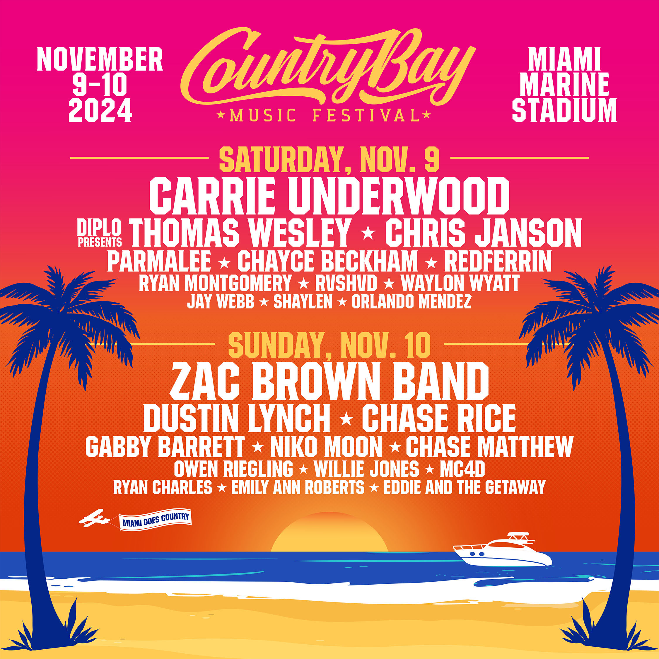 Country Bay Music Festival - Miami, FL