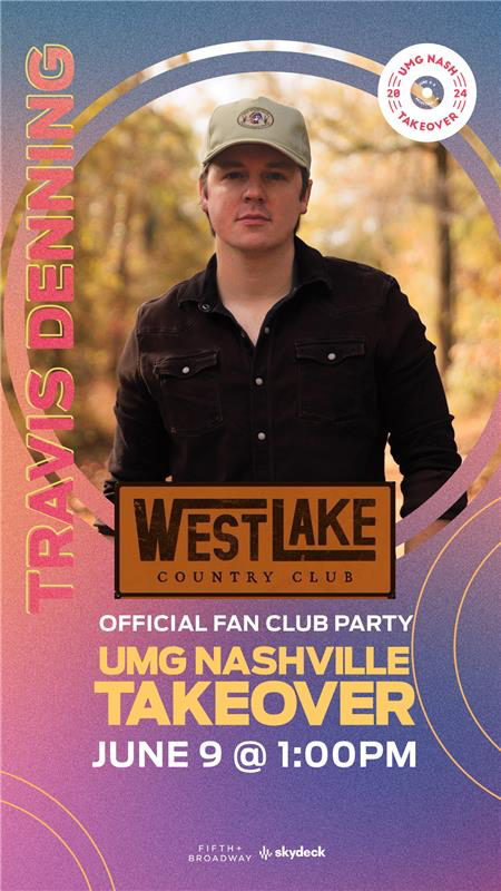 Travis Denning Fan Club Party - Nashville, TN
