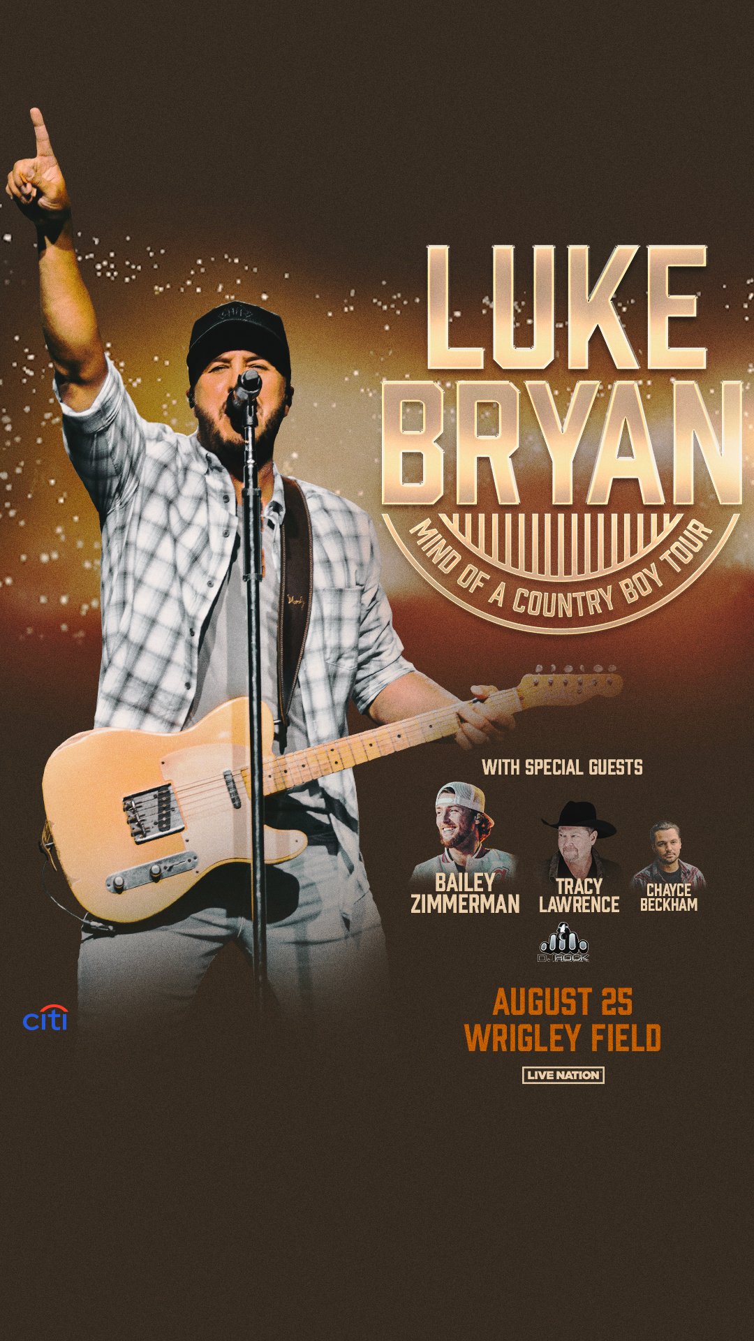 Luke Bryan, Tracy Lawrence, Bailey Zimmerman, Chayce Beckham - Chicago, IL