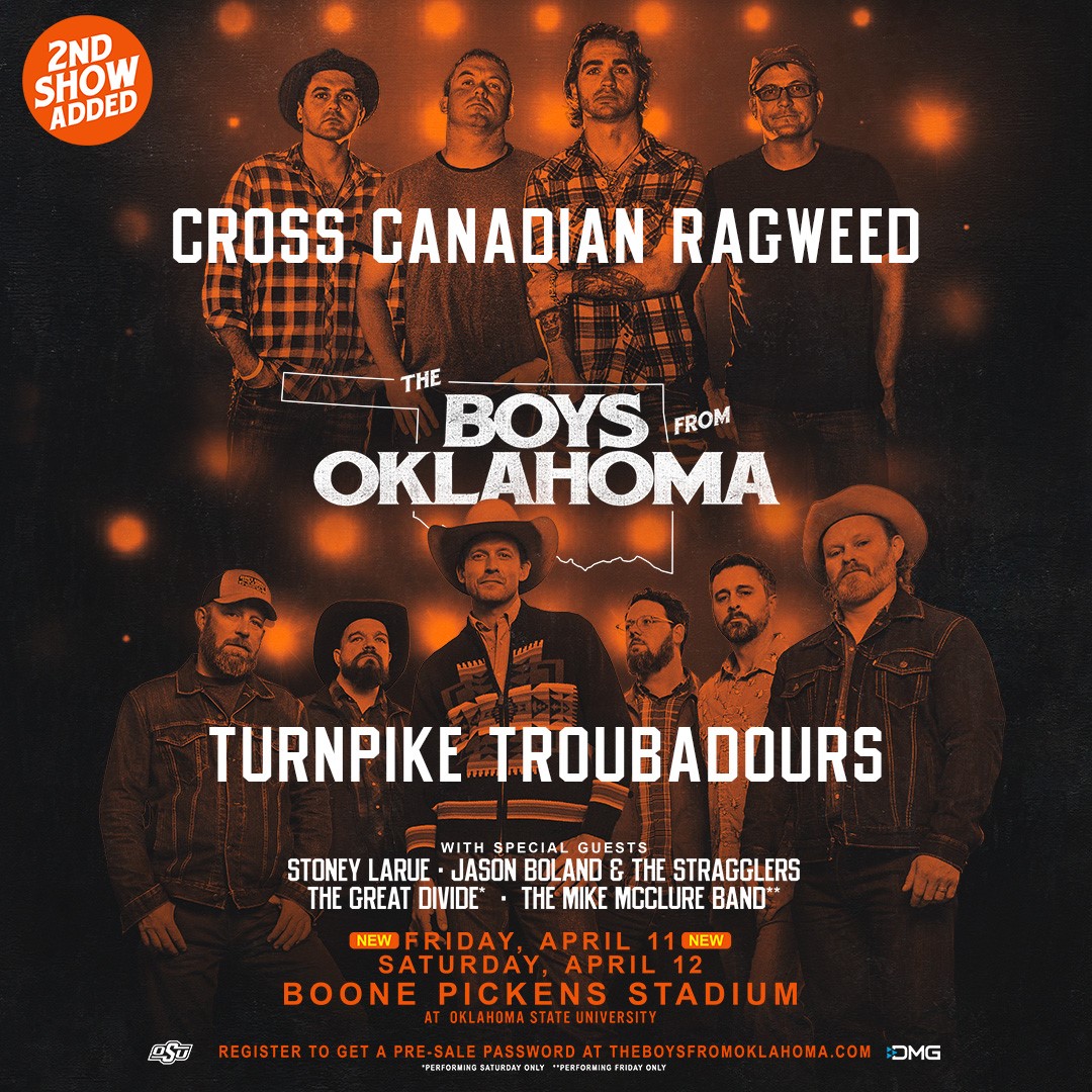 Cross Canadian Ragweed, Turnpike Troubadours - Stillwater, OK