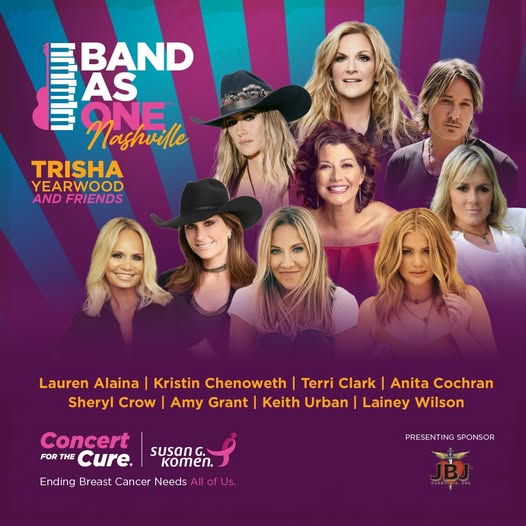 Trisha Yearwood & Friends:  Band As One Nashville - Nashville, TN